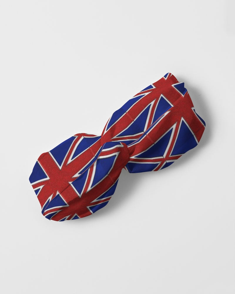 British Flag Pattern Twist Knot Headband Set