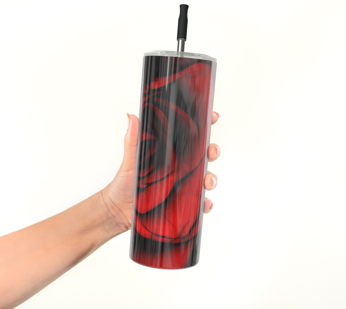 Reddest Rose Stainless Steel Tumbler