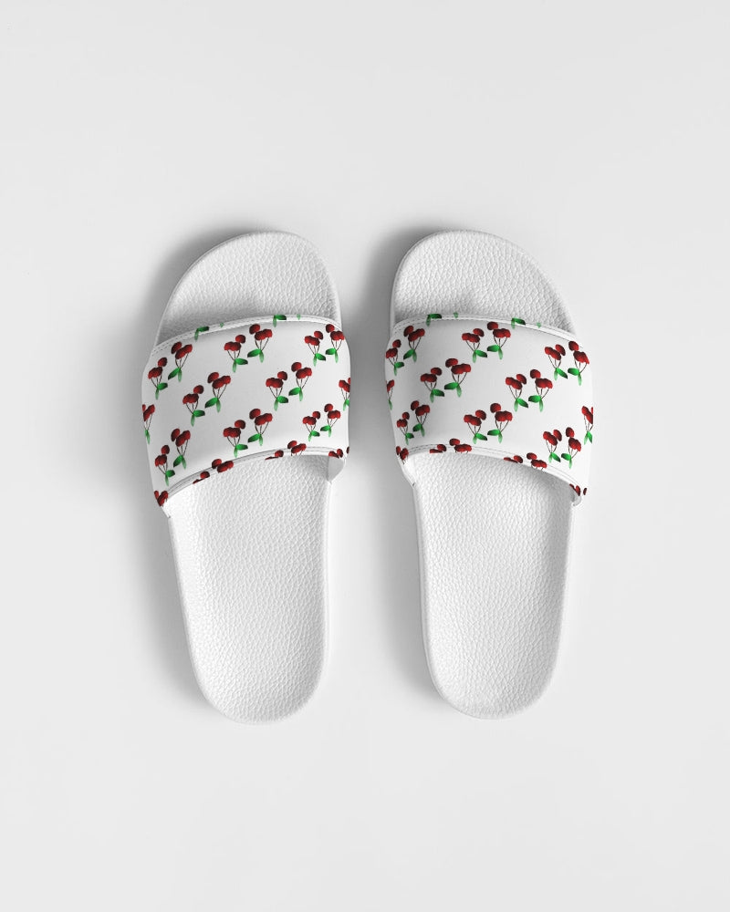 Cherries Pattern Women's Slide Sandal