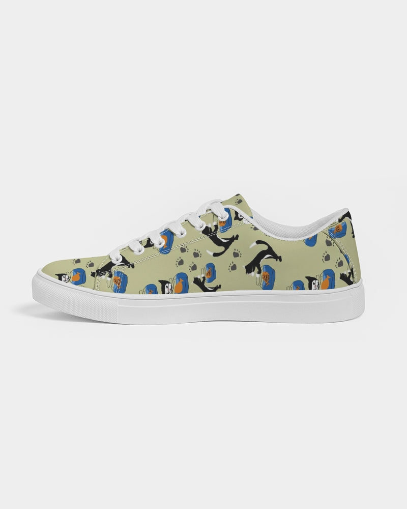 Cat and a Fishbowl Men's Faux-Leather Sneaker