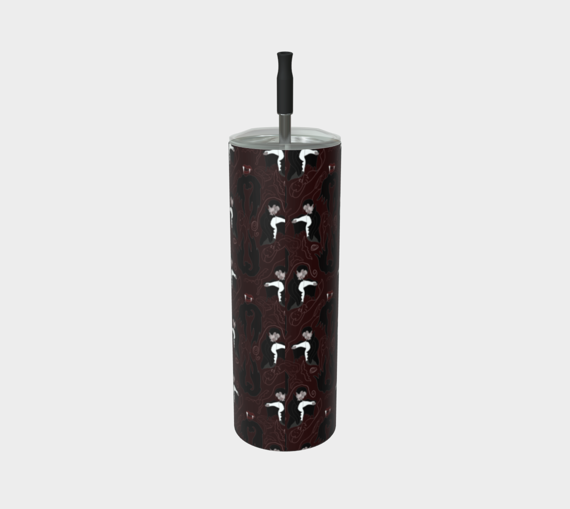 Vampire Pattern Stainless Steel Tumbler