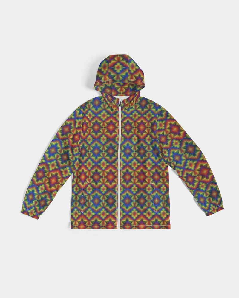 Carnival Kaleidoscope Men's All-Over Print Windbreaker