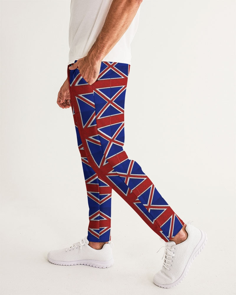 British Flag Pattern Men's All-Over Print Joggers