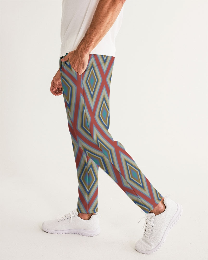 Colorful Diamonds Variation 3 Men's All-Over Print Joggers