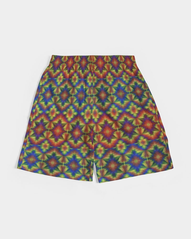 Carnival Kaleidoscope Men's All-Over Print Jogger Shorts