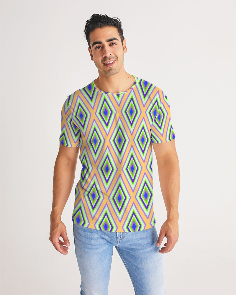 Colorful Diamonds Variation 1 Men's All-Over Print Tee