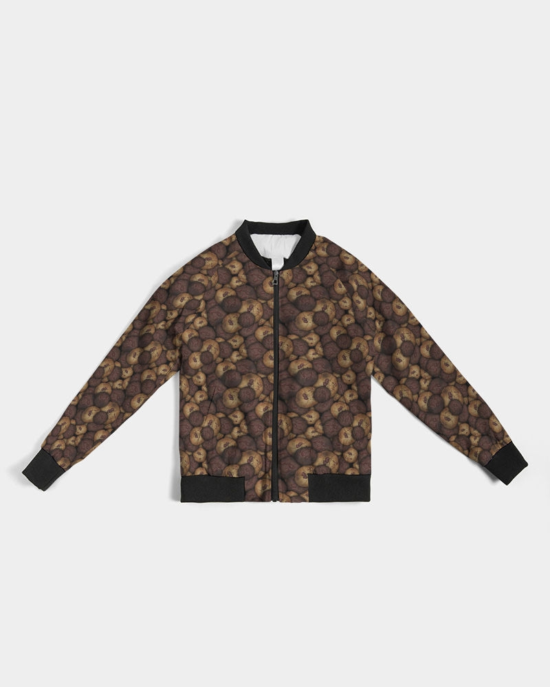 Chocolate Chip Cookies Women's All-Over Print Bomber Jacket