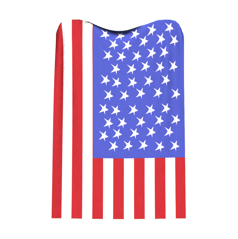 American Flag Knit Throw Blanket