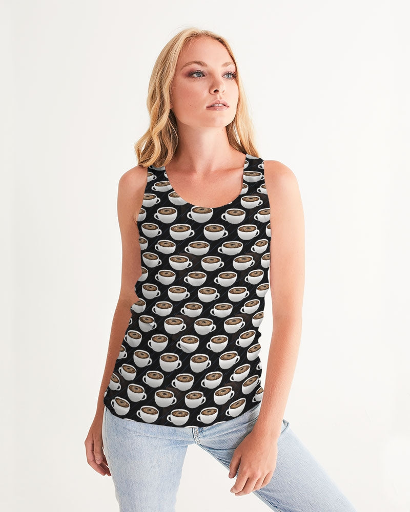 Coffee Pattern Women's All-Over Print Tank