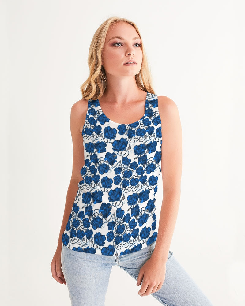 Blue Roses Women's All-Over Print Tank