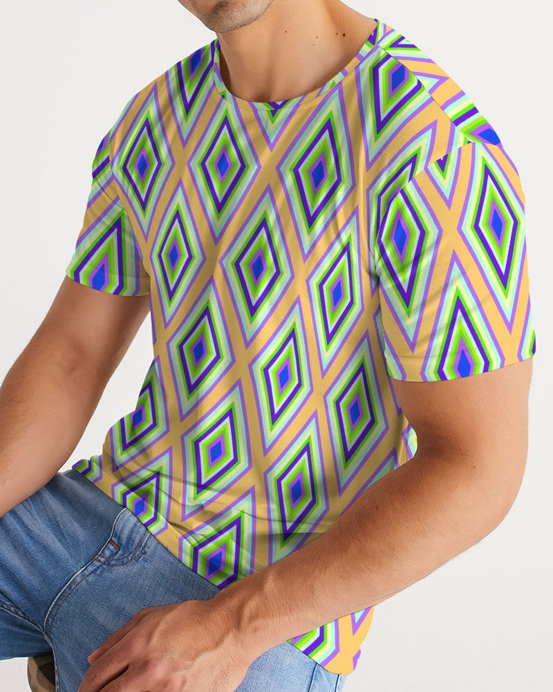 Colorful Diamonds Variation 1 Men's All-Over Print Tee