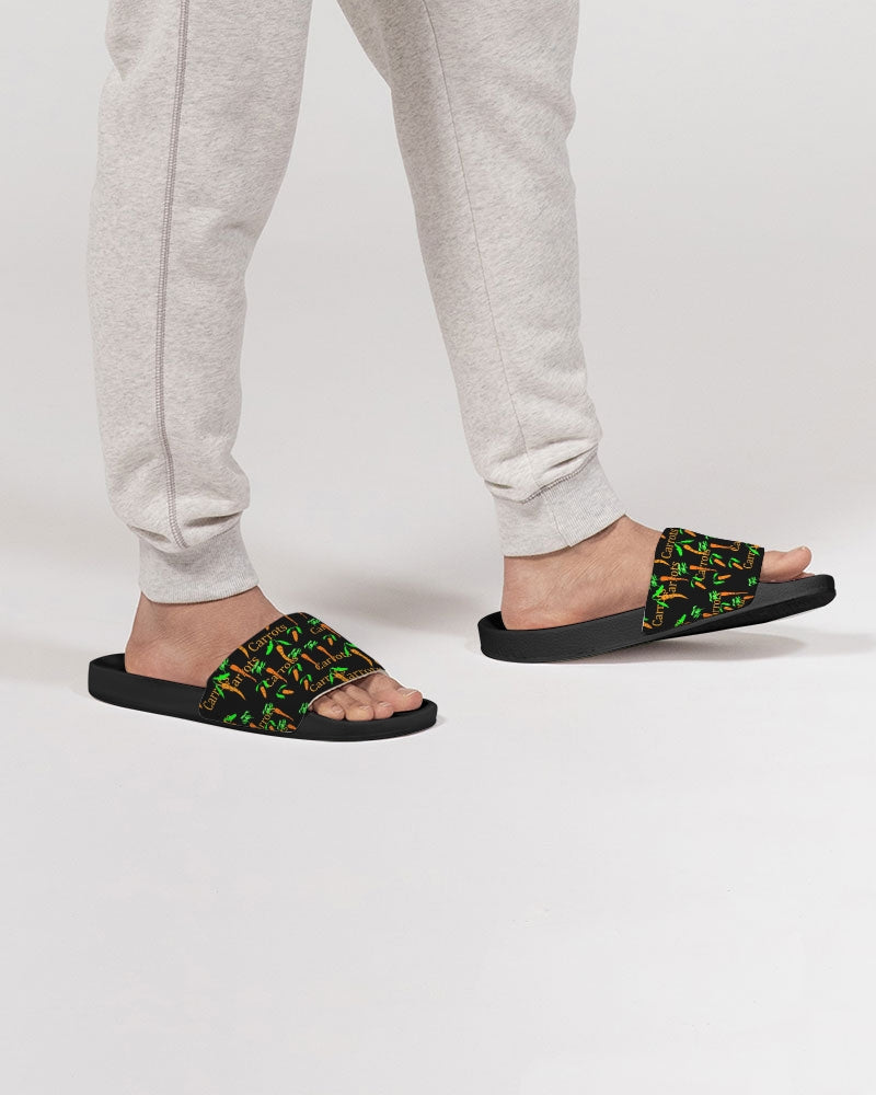 Carrots Pattern Men's Slide Sandal