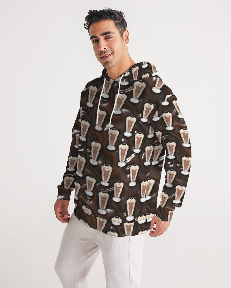 Chocolate Milkshake Men's All-Over Print Hoodie