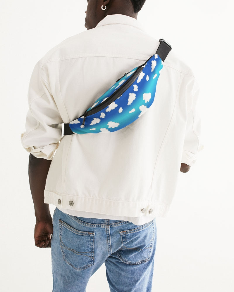 Clouds Pattern Crossbody Sling Bag