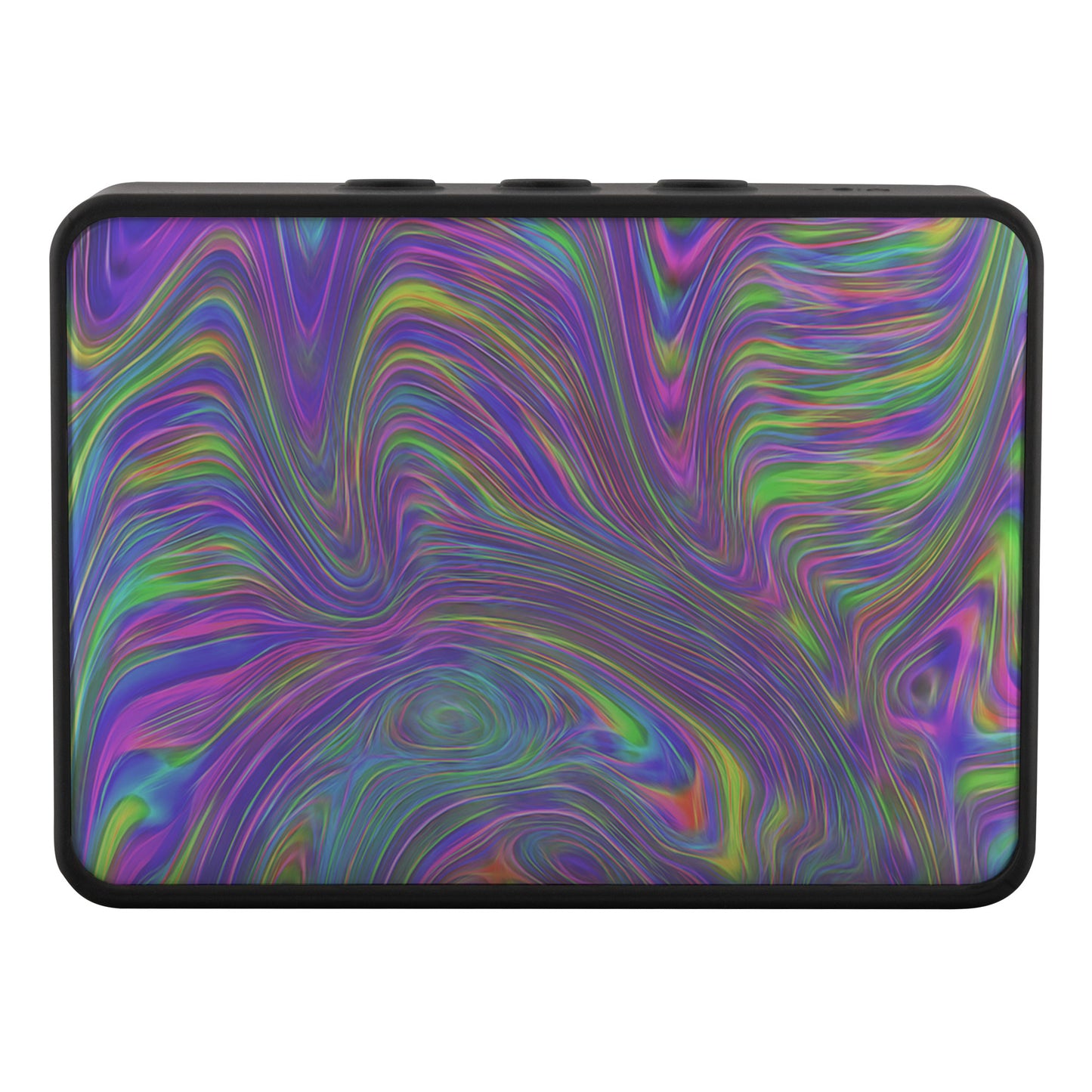Abstract With Blue Boxanne Bluetooth Speakers