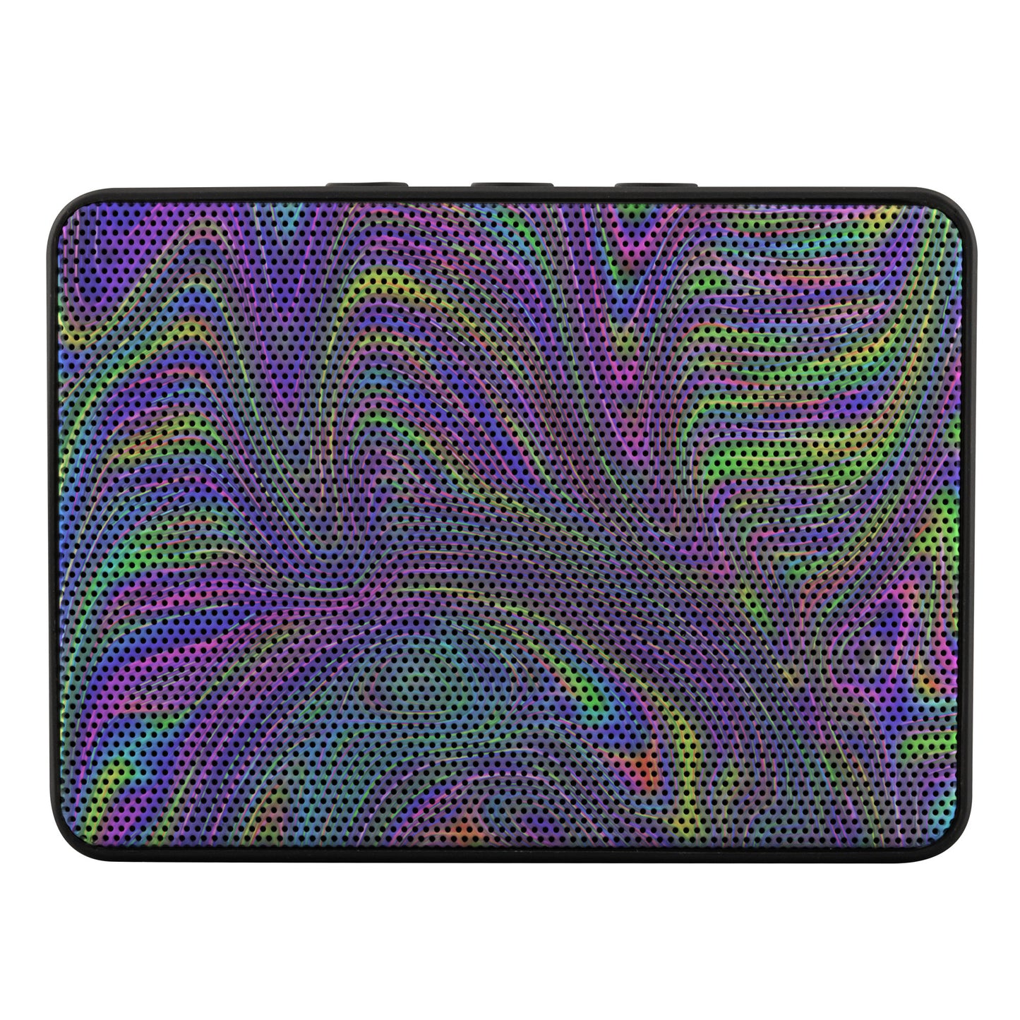 Abstract With Blue Boxanne Bluetooth Speakers