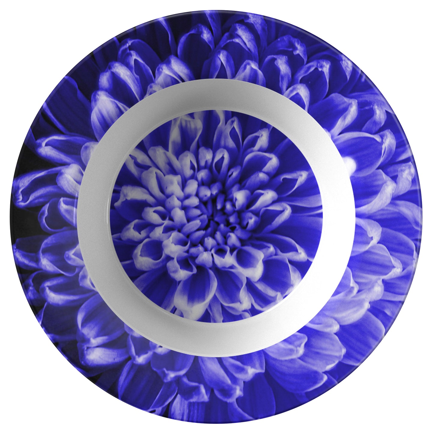 Blue Chrysanthemum Dinner Bowl