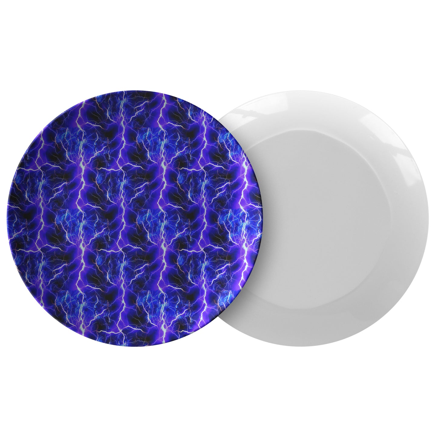 Blue Lightning Dinner Plate