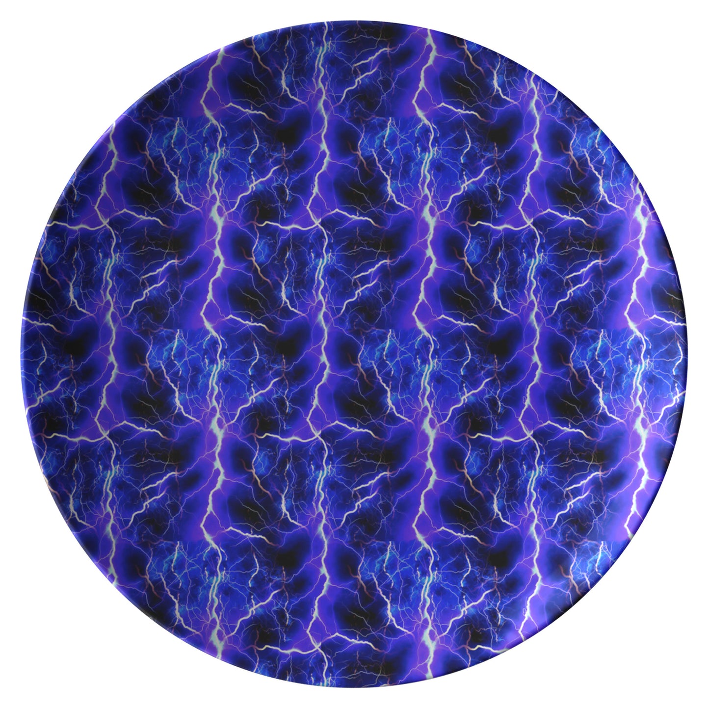 Blue Lightning Dinner Plate