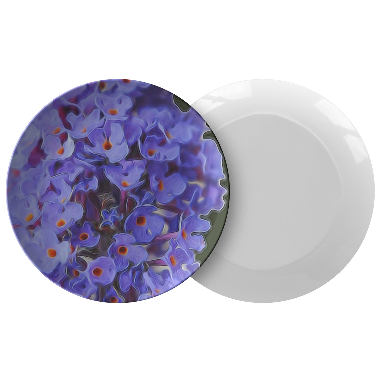 Butterfly Flower Dinner Plate