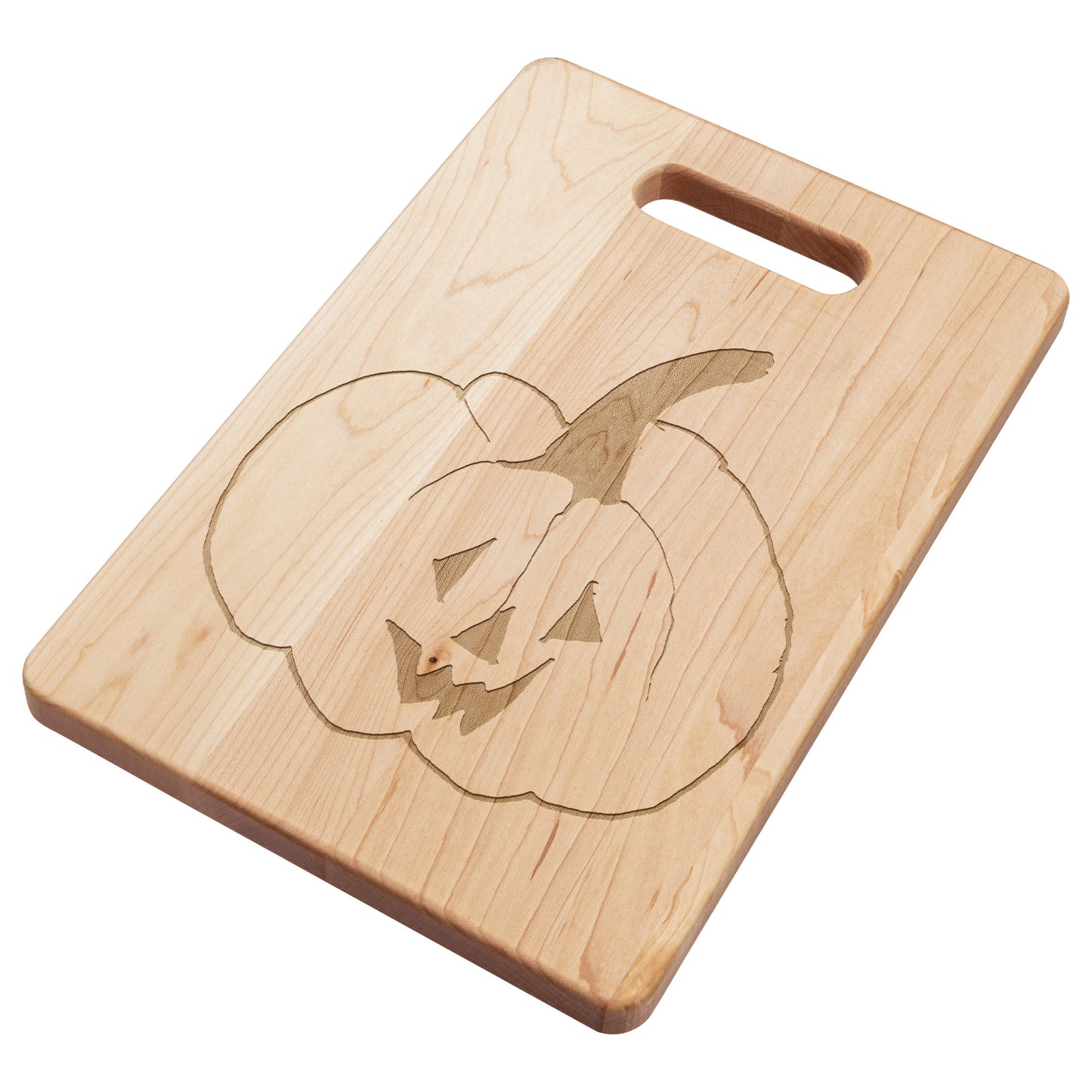 Jack O Lantern Maple Cutting Board