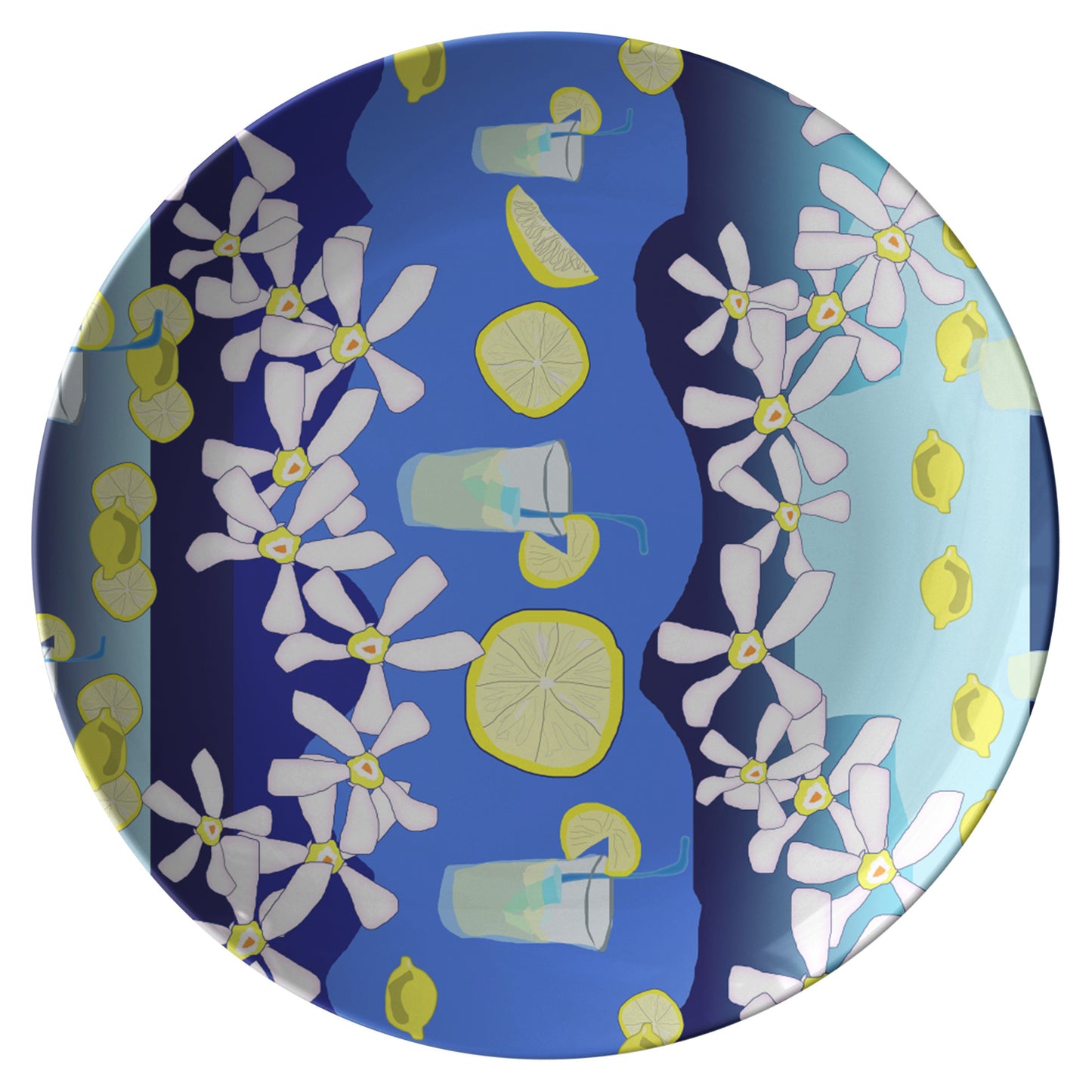 Lemonade Pattern Dinner Plate