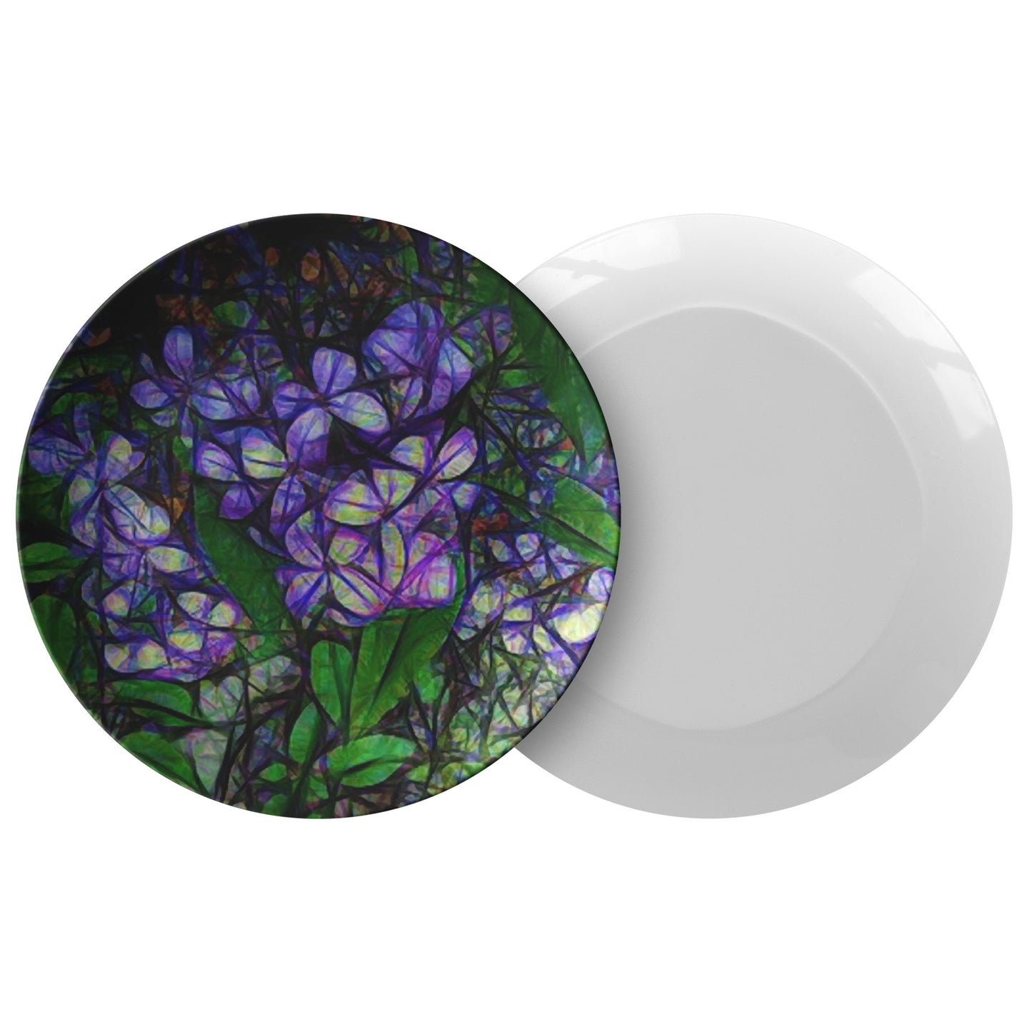 Lilac Abstract Dinner Plate