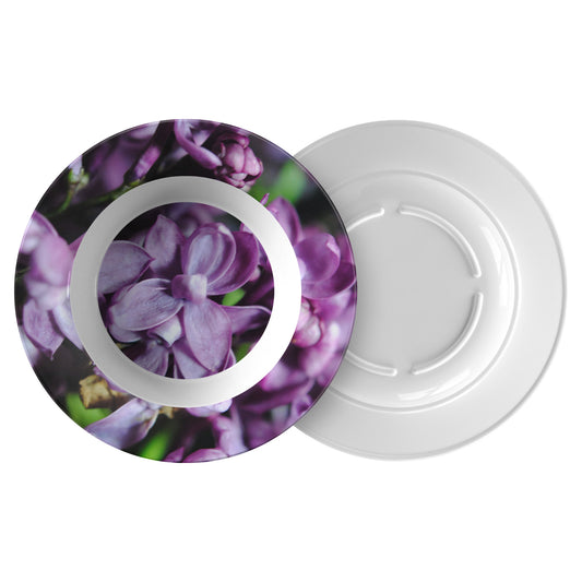 Macro Lilacs Dinner Bowl