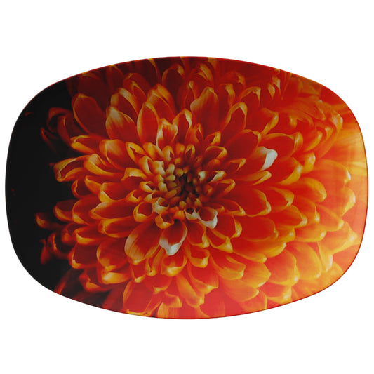 Orange Chrysanthemum Snack Platter