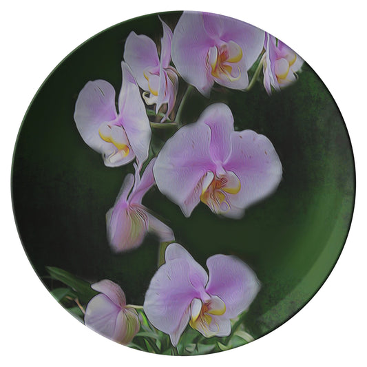 Outdoor Orchids Dinner Plate