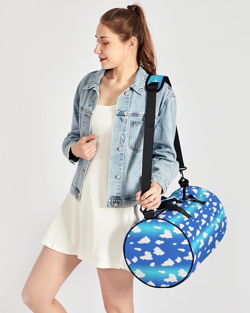 Clouds Pattern Sports Duffle Bag