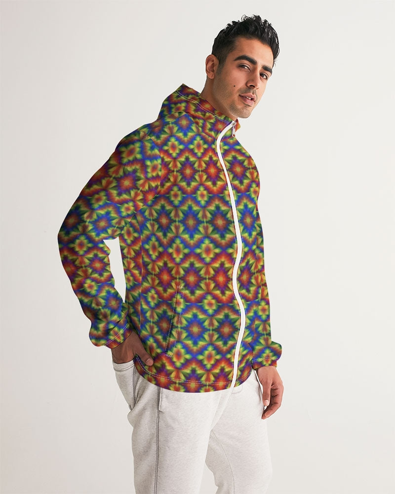 Carnival Kaleidoscope Men's All-Over Print Windbreaker