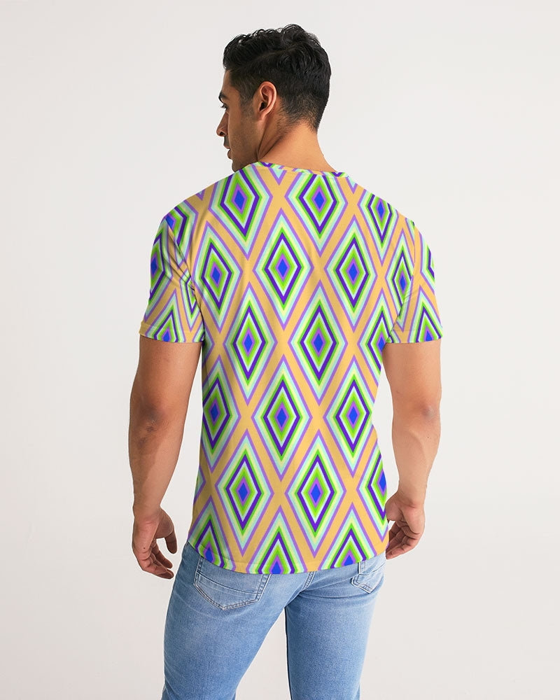 Colorful Diamonds Variation 1 Men's All-Over Print Tee