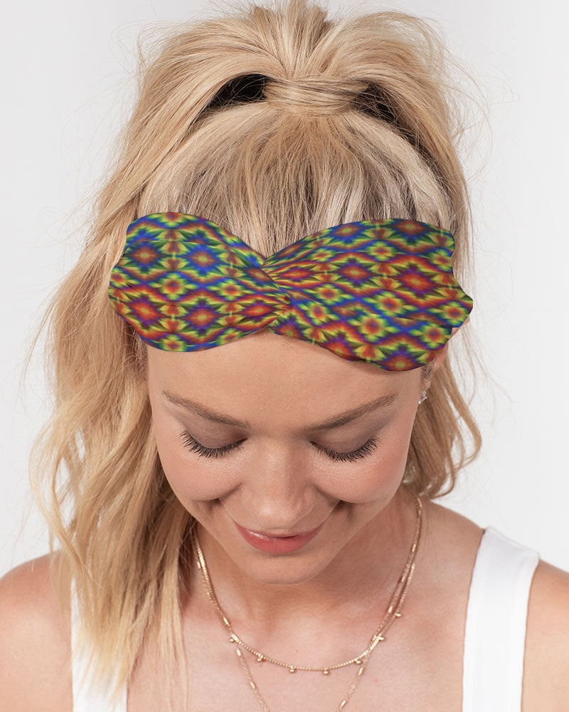 Carnival Kaleidoscope Twist Knot Headband Set