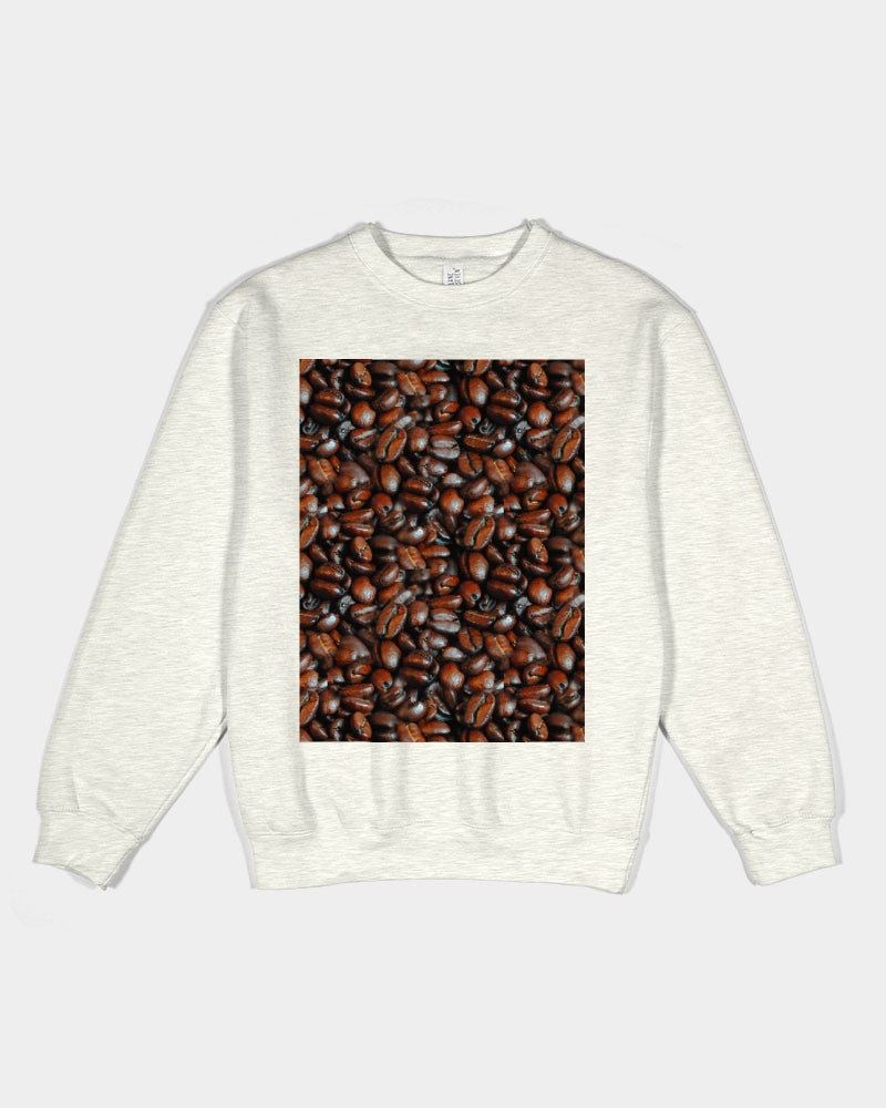 Coffee Bean Pattern Unisex Premium Crewneck Sweatshirt | Lane Seven