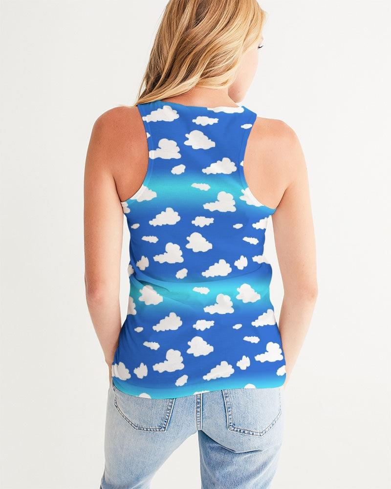 Clouds Pattern Women's All-Over Print Tank