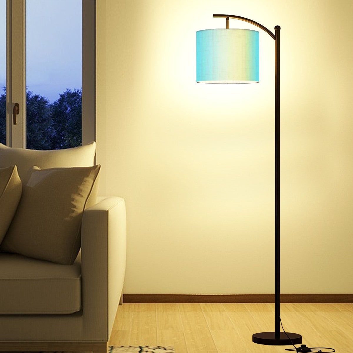 Arc Floor Lamp (Made in USA) Angel gradient