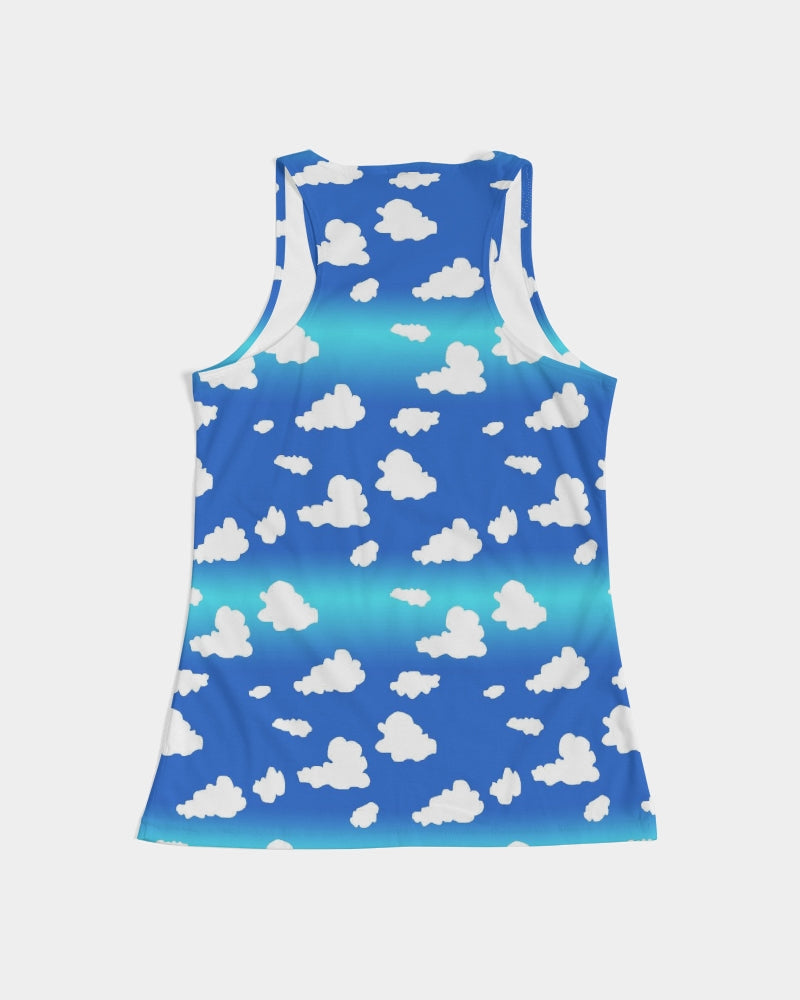 Clouds Pattern Women's All-Over Print Tank