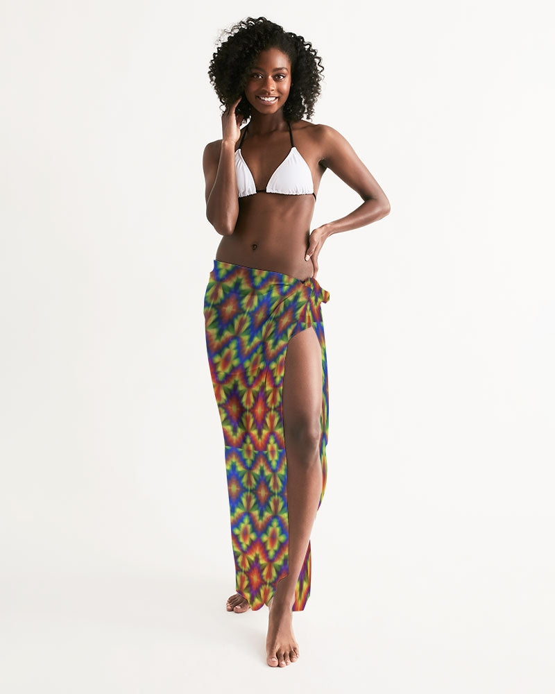 Carnival Kaleidoscope All-Over Print Swim Cover Up