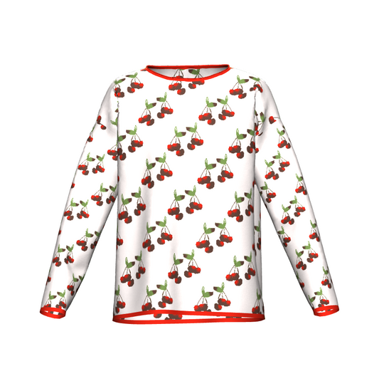 Cherries Pattern Sweater