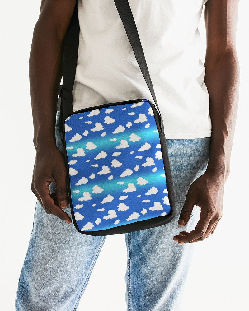 Clouds Pattern Messenger Pouch