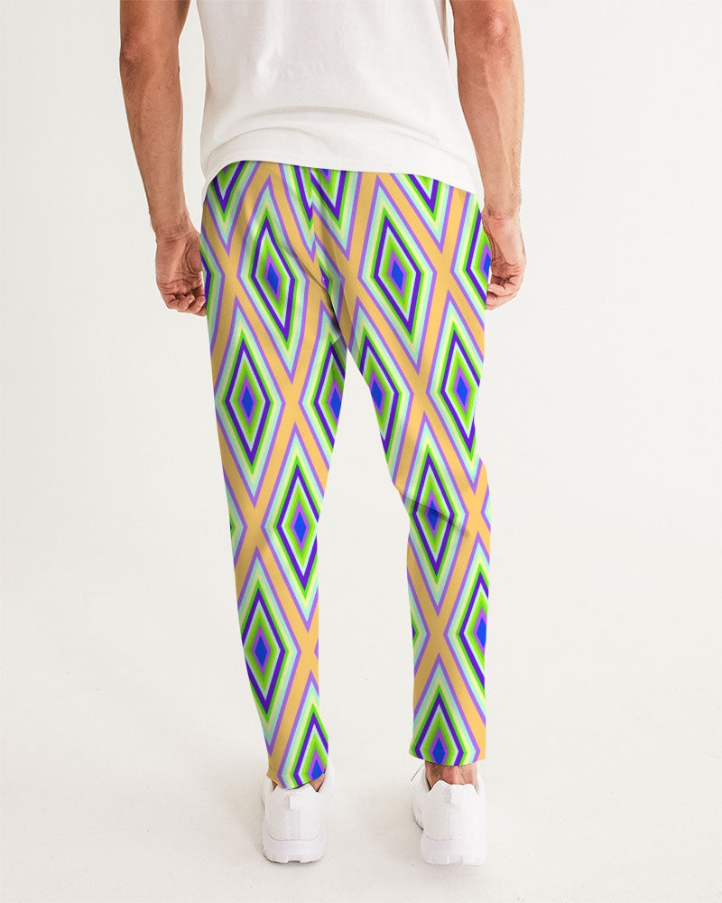 Colorful Diamonds Variation 1 Men's All-Over Print Joggers