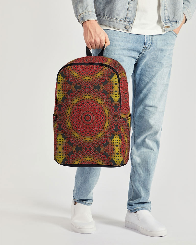 Celtic Orange Spiral Back To Basics School Backpack