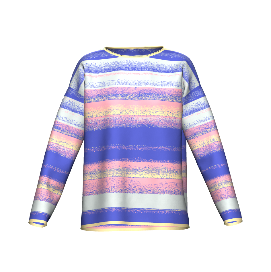 Cotton Candy Stripes Sweater