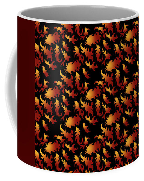 Abstract Flames - Mug