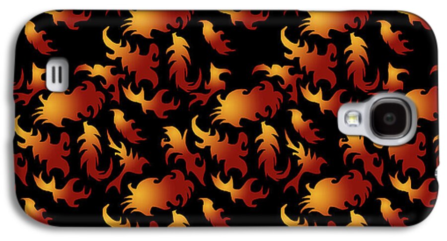 Abstract Flames - Phone Case