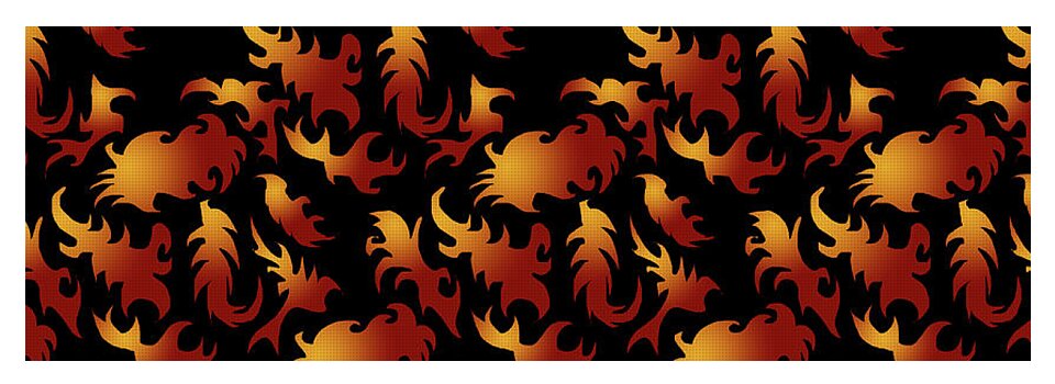 Abstract Flames - Yoga Mat