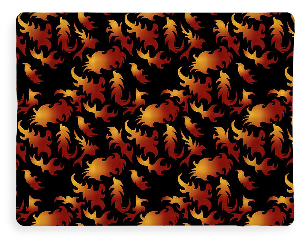 Abstract Flames - Blanket