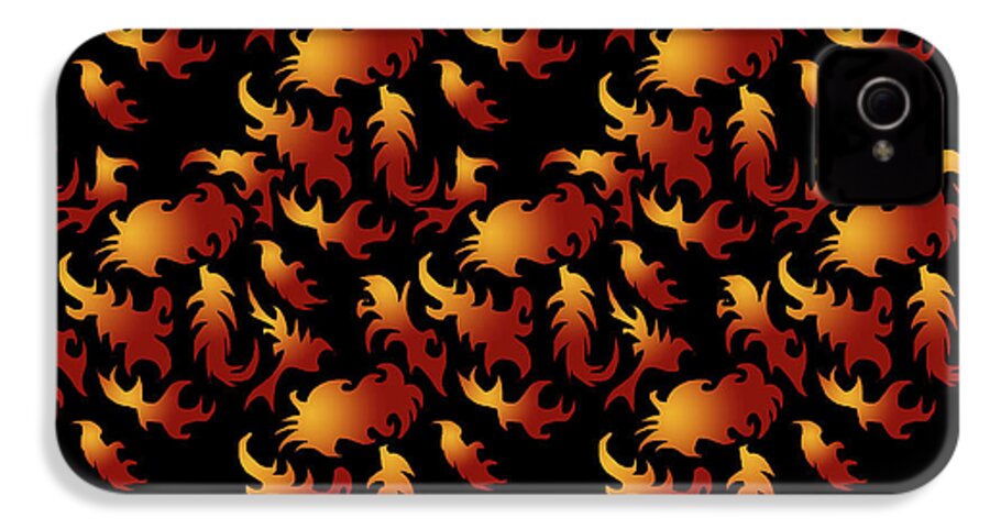 Abstract Flames - Phone Case