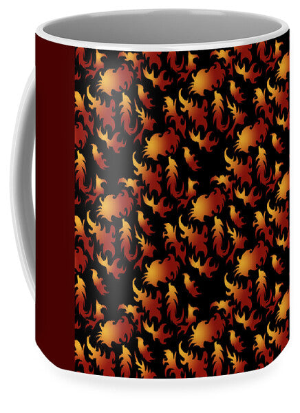 Abstract Flames - Mug